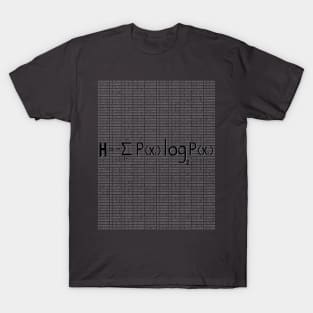 Claude Shannon Equation T-Shirt
